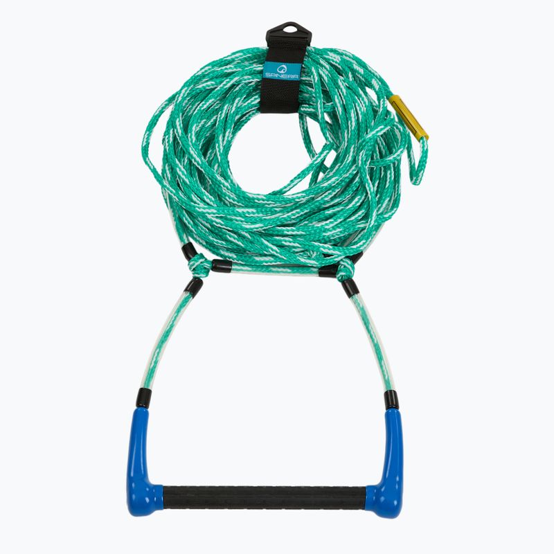 SPINER tow rope Monoski Trainer Rope green/blue