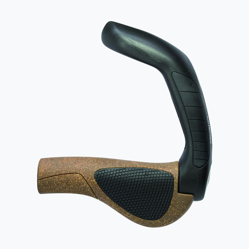 Ergon GP5 Biokork brown/black handlebar grips 2