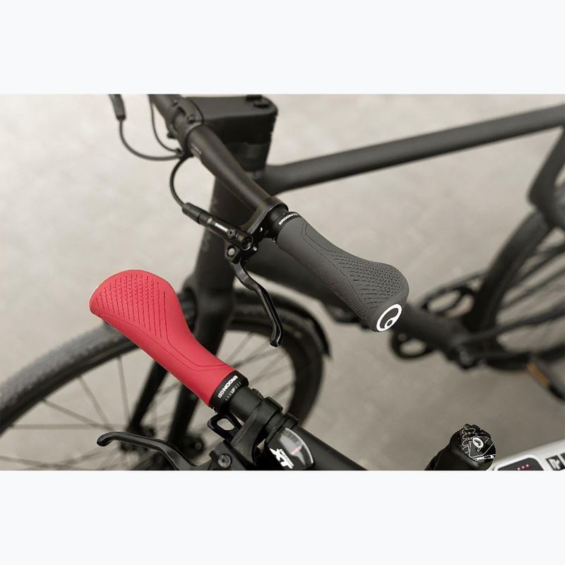 Ergon GS1 Evo chilli red handlebar grips 4