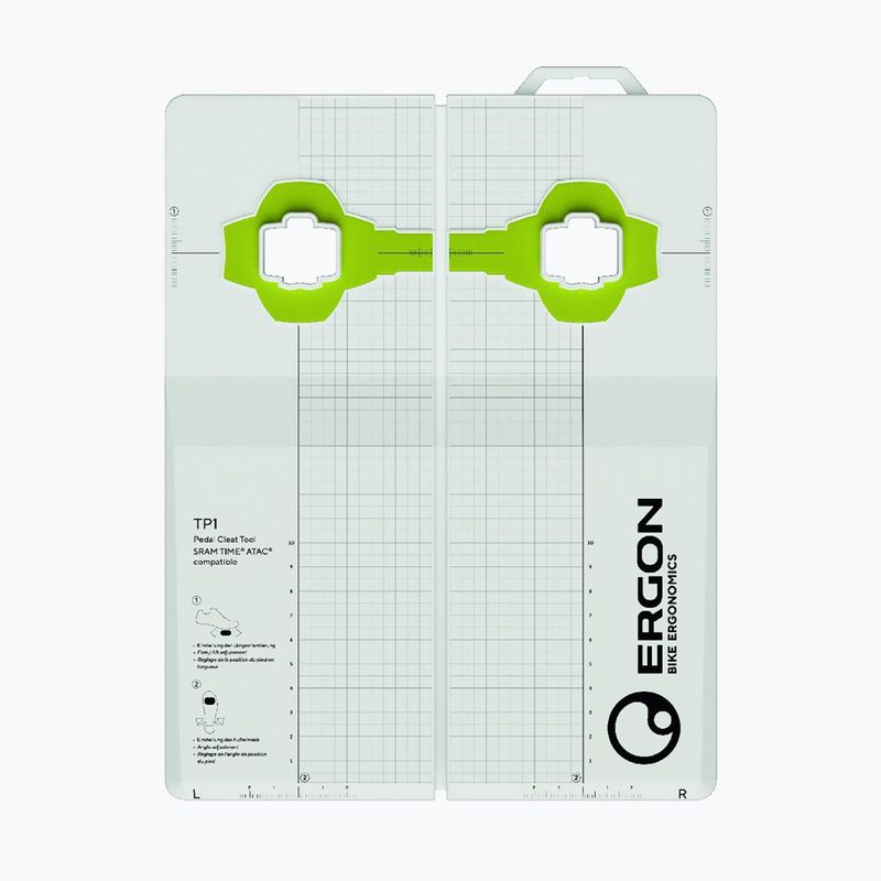 Ergon TP1 Pedal Cleat Tool for Sram Time Atac block setting template