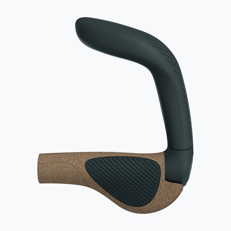 Handlebar grips Ergon GP5 Evo Biokork black/grey 2