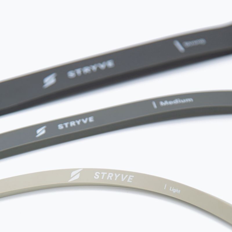 Training band set STRYVE Power Band 3 pack blackgrey/beige 3
