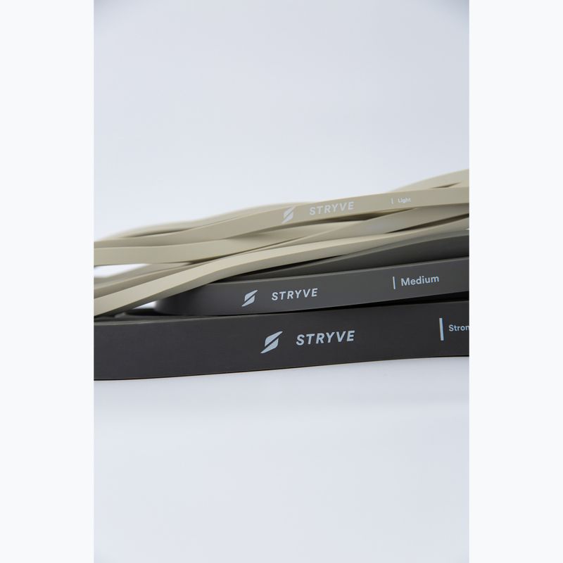 Training band set STRYVE Power Band 3 pack blackgrey/beige 5