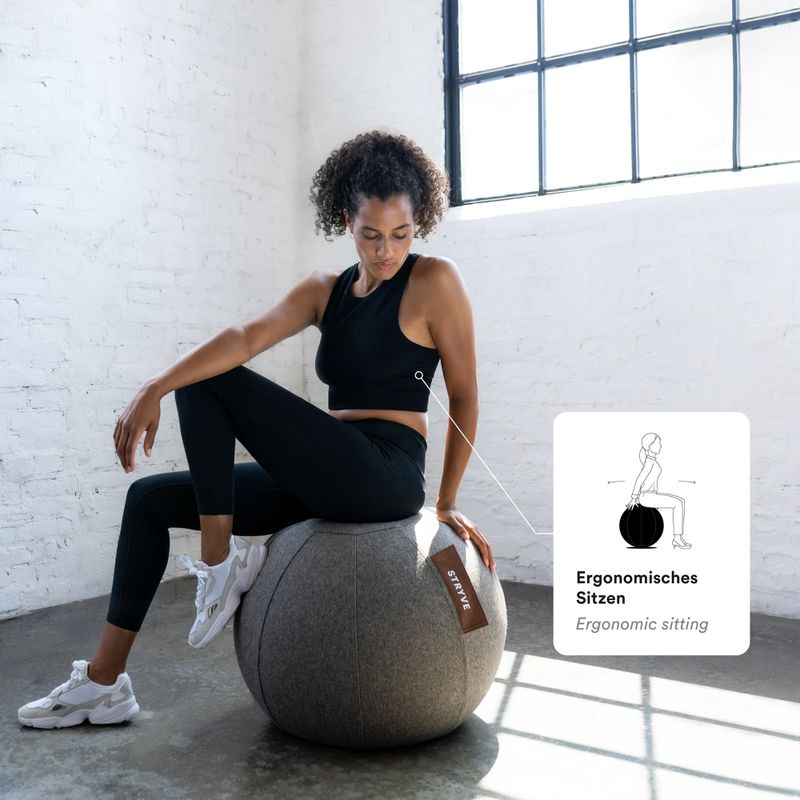 STRYVE Active Ball 65 cm stone grey 10