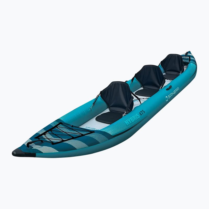 SPINERA Hybris 475 teal/white/grey 3-person inflatable kayak 3