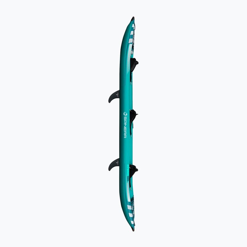 SPINERA Hybris 475 teal/white/grey 3-person inflatable kayak 4