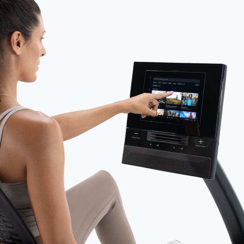 Recumbent exercise bike NordicTrack G10 black 4