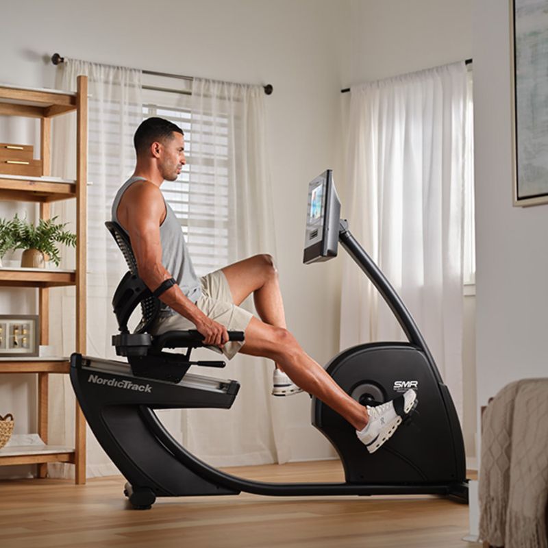 Recumbent exercise bike NordicTrack G10 black 6