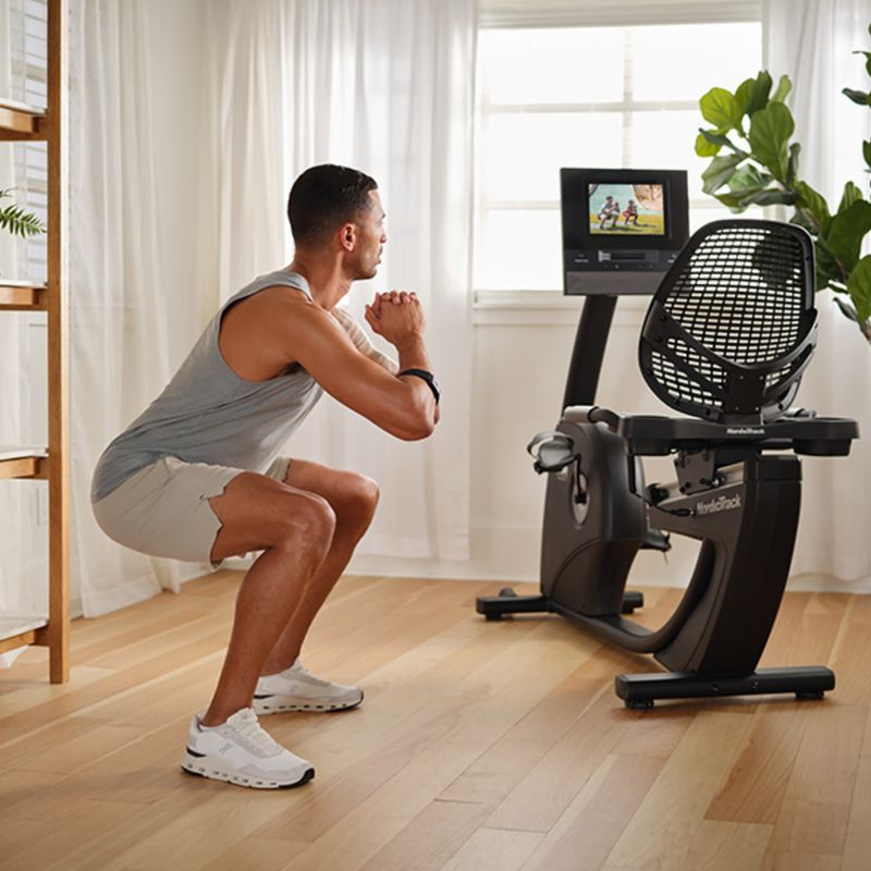 Recumbent exercise bike NordicTrack G10 black 7
