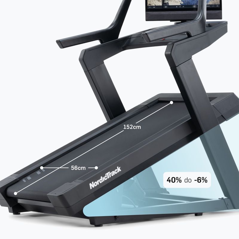 Electric treadmill NordicTrack X24 black 6