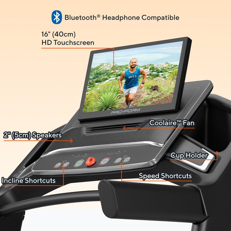 Electric treadmill ProForm Pro 9000 black 6