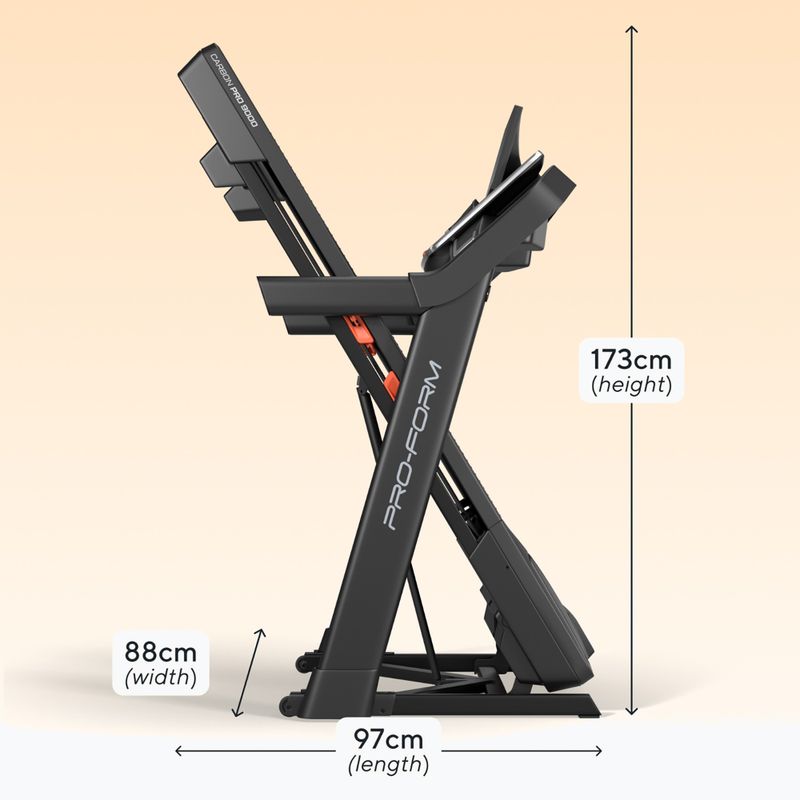 Electric treadmill ProForm Pro 9000 black 8