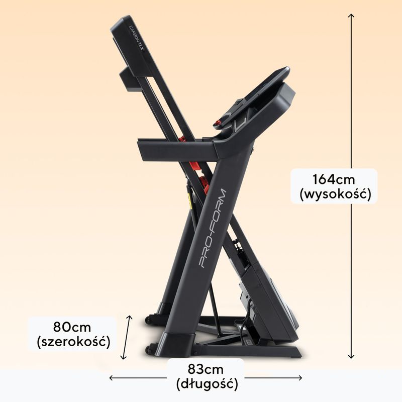 Electric treadmill ProForm Carbon TL black 7