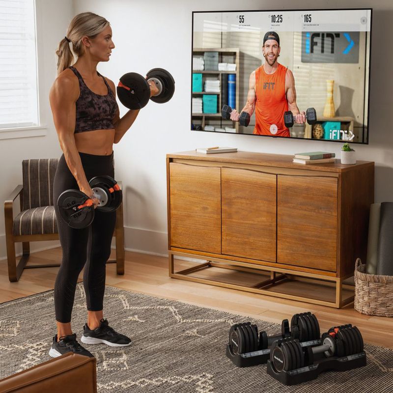 Adjustable dumbells NordicTrack 2 x 25 kg black 8