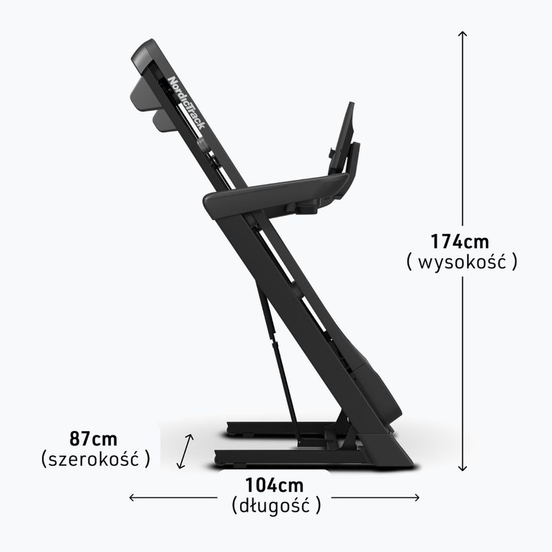 Electric treadmill NordicTrack T8 black 8