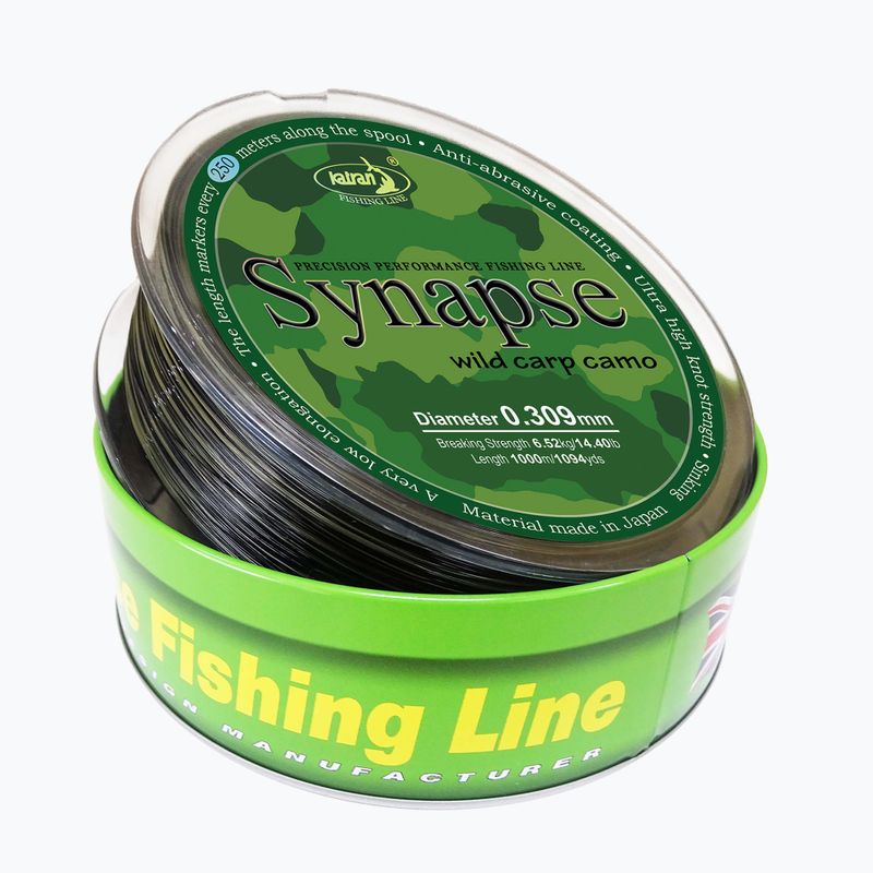 Katran Synapse Wild Carp Camo carp fishing line green 2