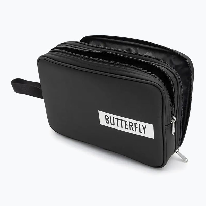 Butterfly Logo table tennis racket cover double black 2