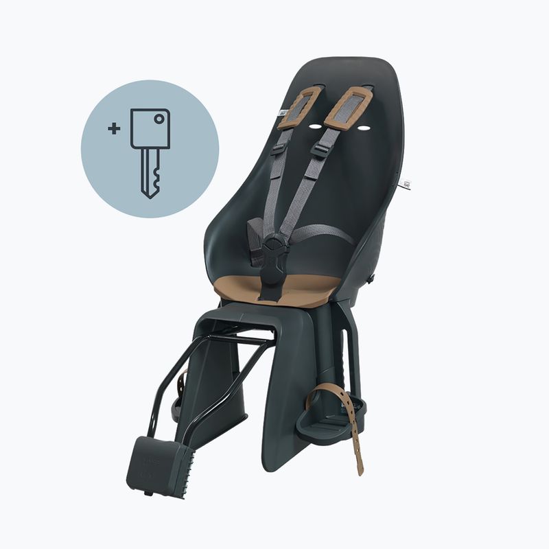 Urban Iki bike seat U-228277 key lock black/brown 2