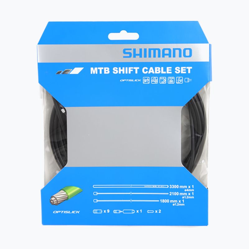 Shimano derailleur cable and armour set Y60198090 MTB Optislick