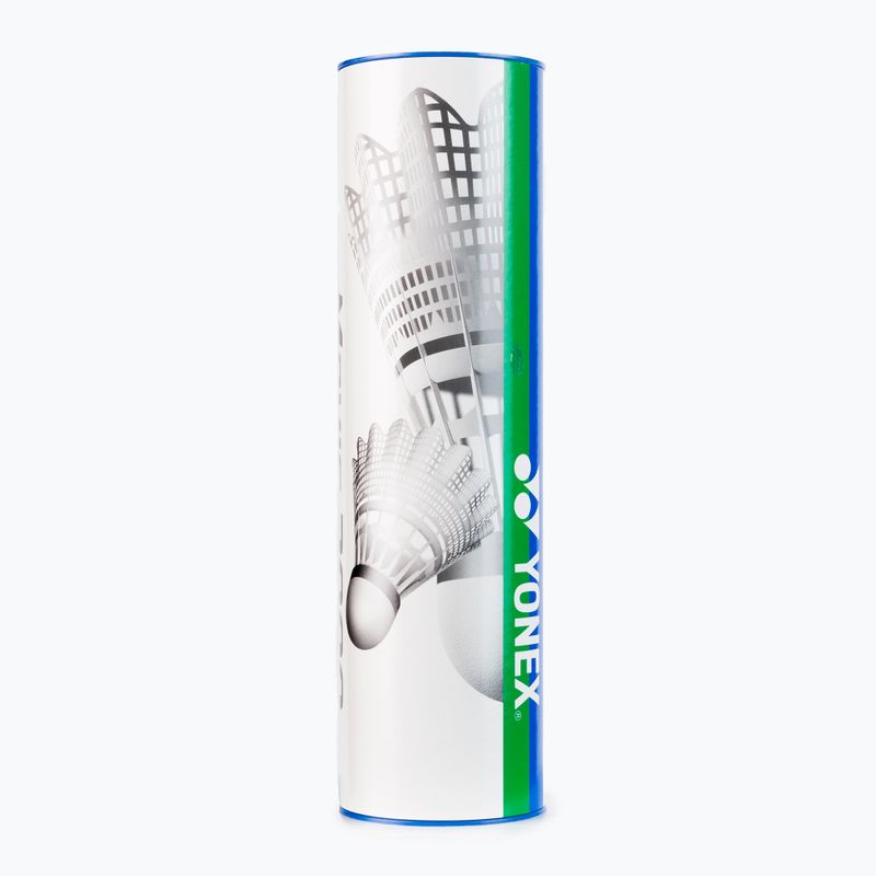 YONEX badminton shuttlecocks Mavis 2000 mid 6 pcs white.