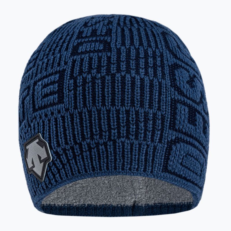Men's winter cap Descente Summit 52 blue DWBUGC01 2