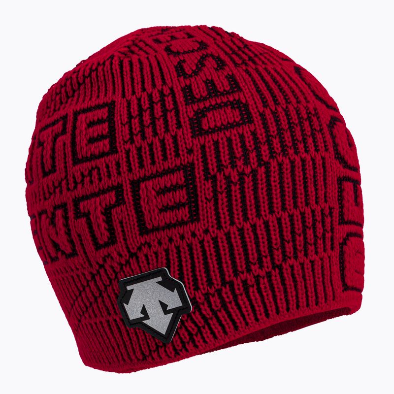 Men's winter cap Descente Summit 85 red DWBUGC01