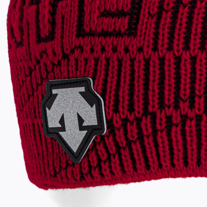 Men's winter cap Descente Summit 85 red DWBUGC01 3