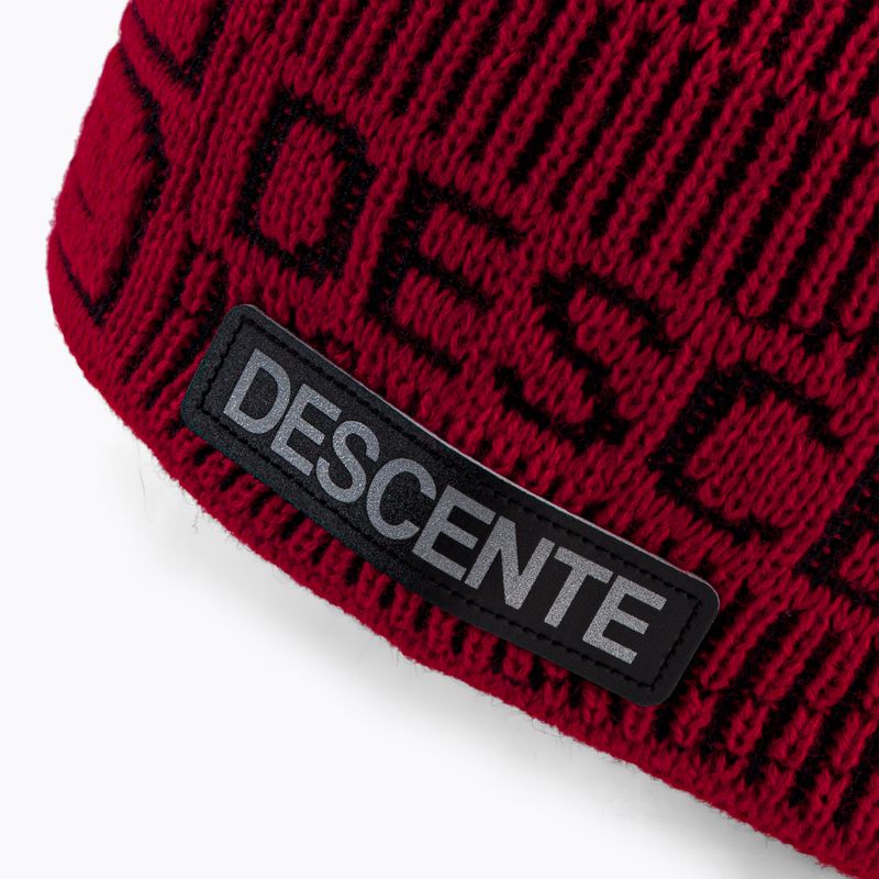 Men's winter cap Descente Summit 85 red DWBUGC01 4