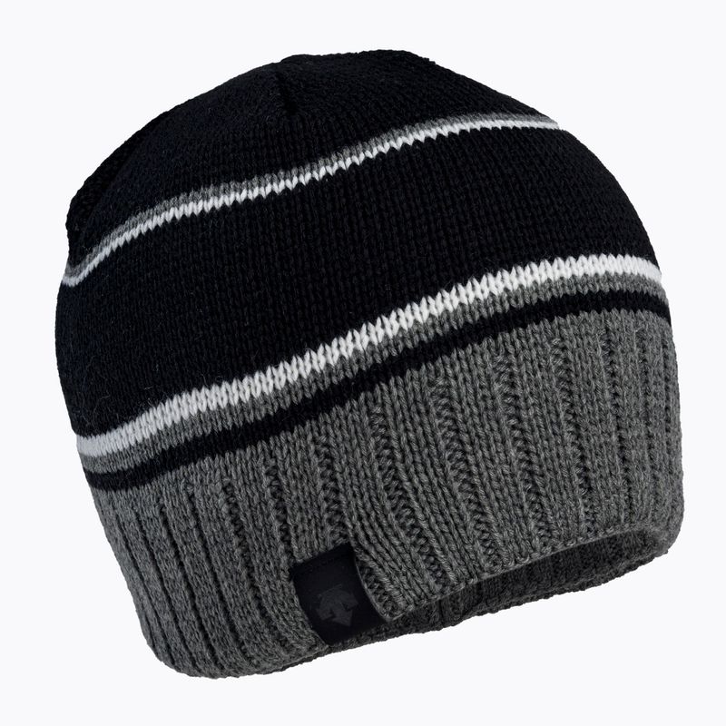 Men's winter beanie Descente Rickey 9093 grey-black DWBUGC02