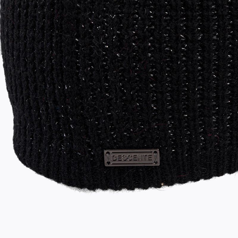 Women's winter beanie Descente Sonia 93 black DWCUGC23 3