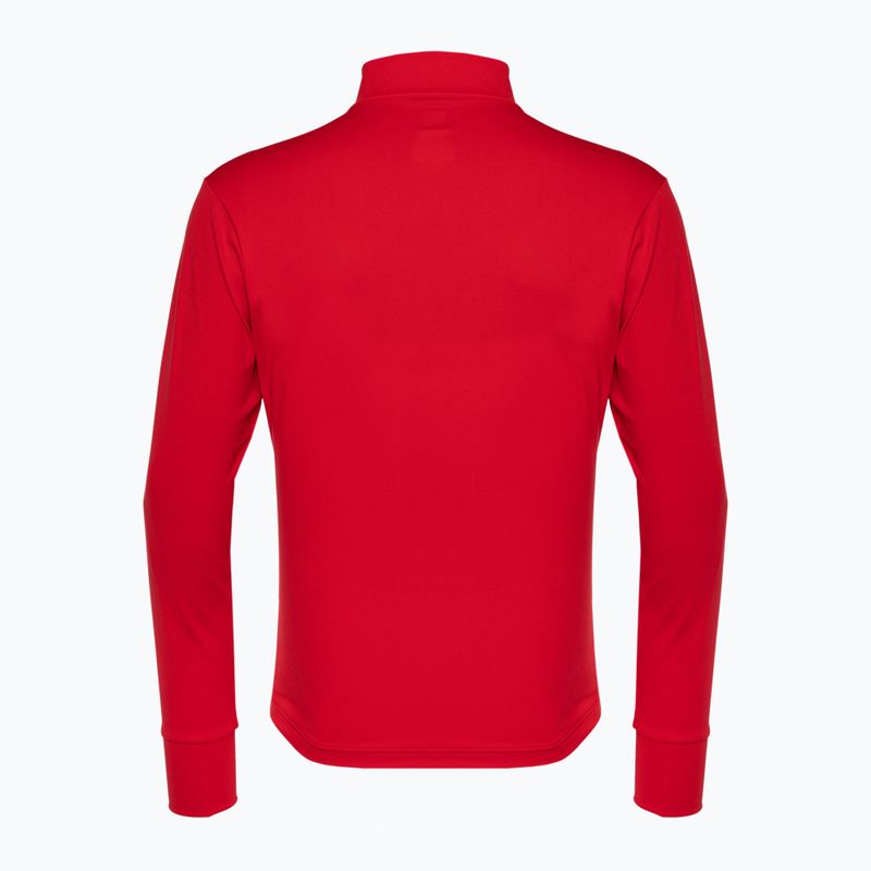 Men's Descente ski sweatshirt Descente 1/4 Zip 85 red DWMUGB28 2
