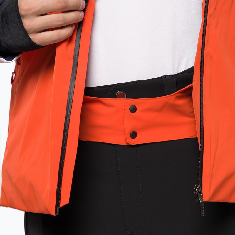 Men's ski jacket Descente Carter 30 orange DWMUGK23 11