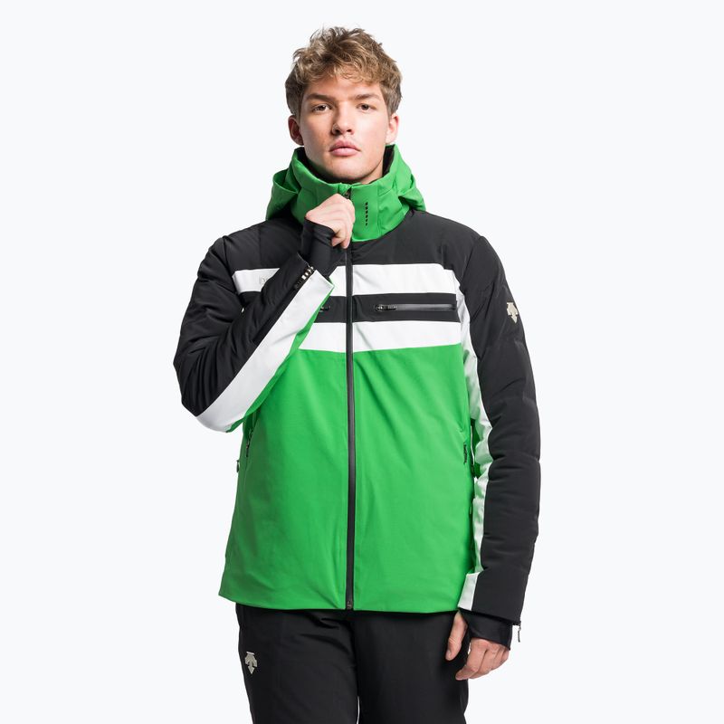Men's ski jacket Descente Carter 19 green DWMUGK23