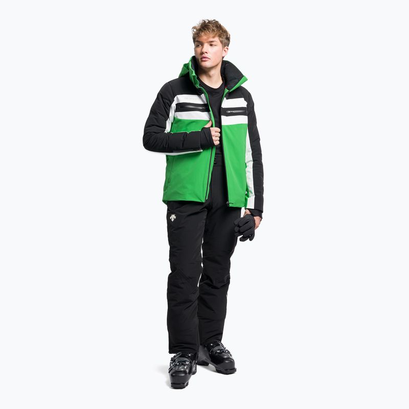 Men's ski jacket Descente Carter 19 green DWMUGK23 2