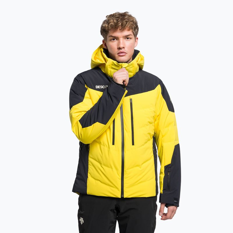 Men's ski jacket Descente Mateo 10 yellow DWMUGK25