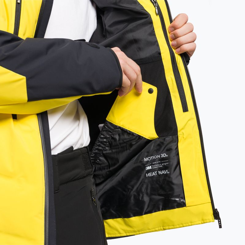 Men's ski jacket Descente Mateo 10 yellow DWMUGK25 15