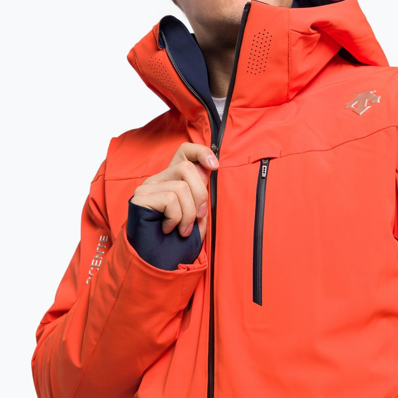 Men's Descente Josh 30 ski jacket orange DWMUGK26 10
