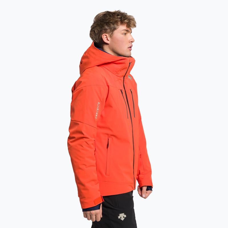 Men's Descente Josh 30 ski jacket orange DWMUGK26 3
