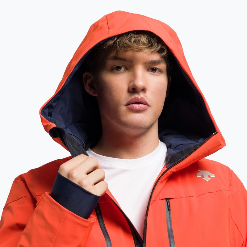 Men's Descente Josh 30 ski jacket orange DWMUGK26 5