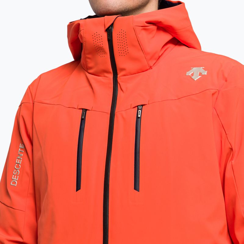 Men's Descente Josh 30 ski jacket orange DWMUGK26 7
