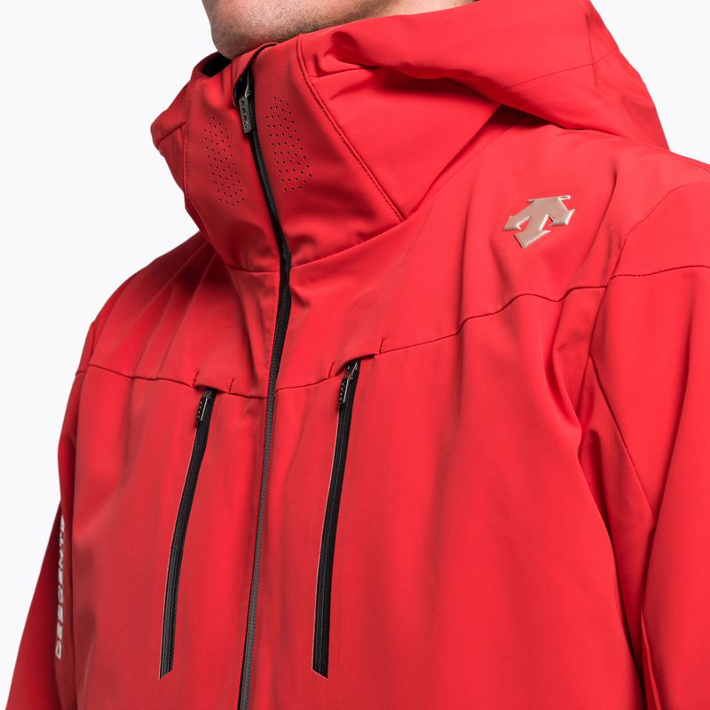 Men's Descente Josh 85 ski jacket red DWMUGK26 5