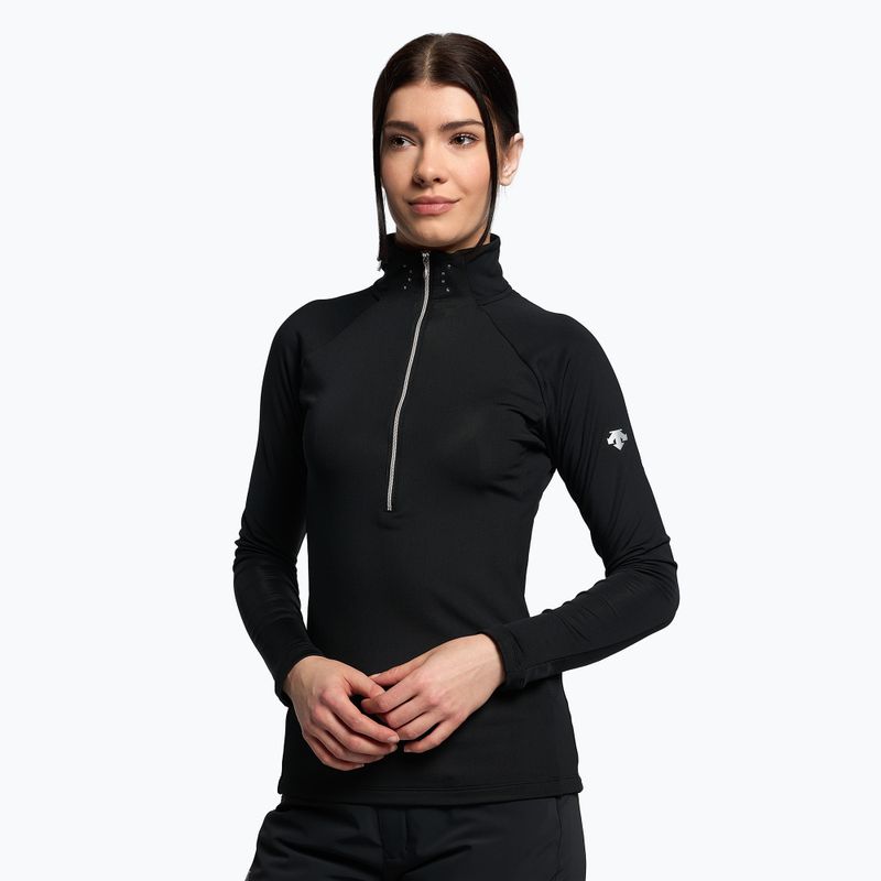 Women's ski sweatshirt Descente Sylvia 93 black DWWUGB25