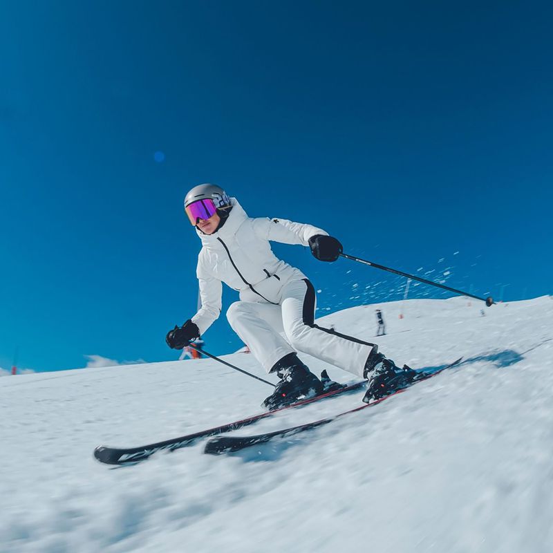 Women's ski jacket Descente Welded Down super white2 10