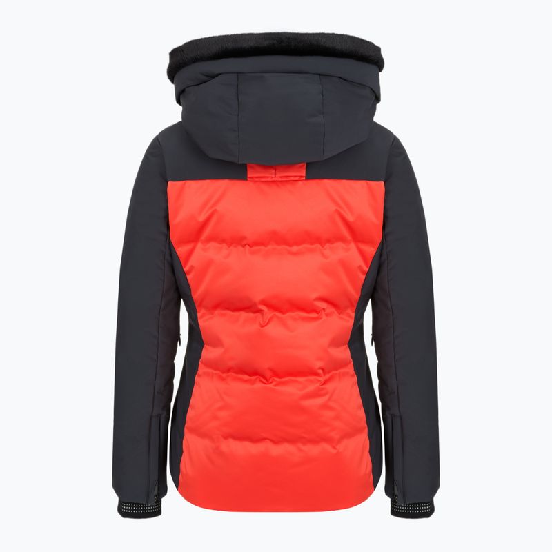 Women's ski jacket Descente Mary electric red/black 2