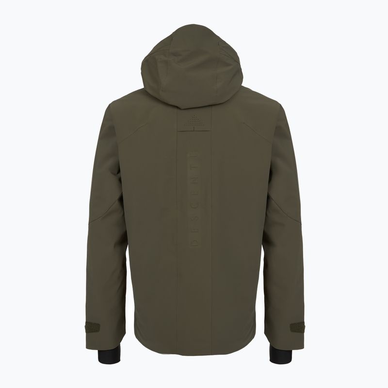 Menʼs ski jacket Descente Swiss sturdy green 2