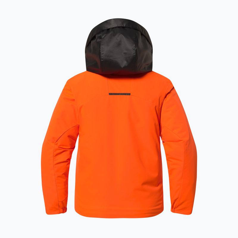 Children's ski jacket Descente Puff mandarin orange 10