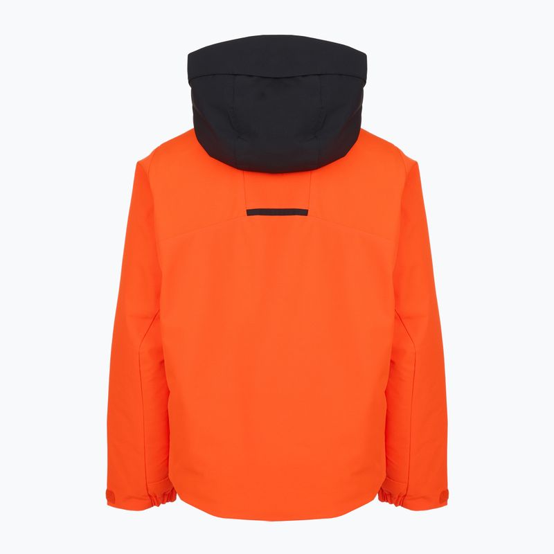 Children's ski jacket Descente Puff mandarin orange 2