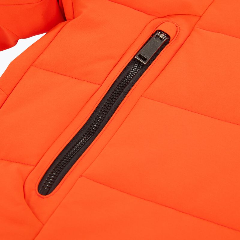 Children's ski jacket Descente Puff mandarin orange 3