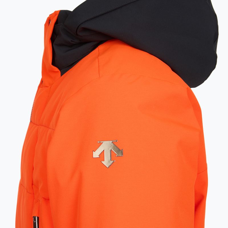 Children's ski jacket Descente Puff mandarin orange 5