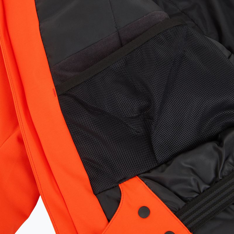 Children's ski jacket Descente Puff mandarin orange 6